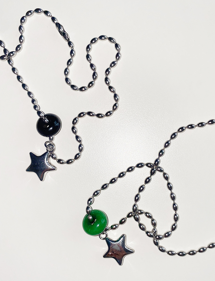 [당일출고] star ring necklace 2color