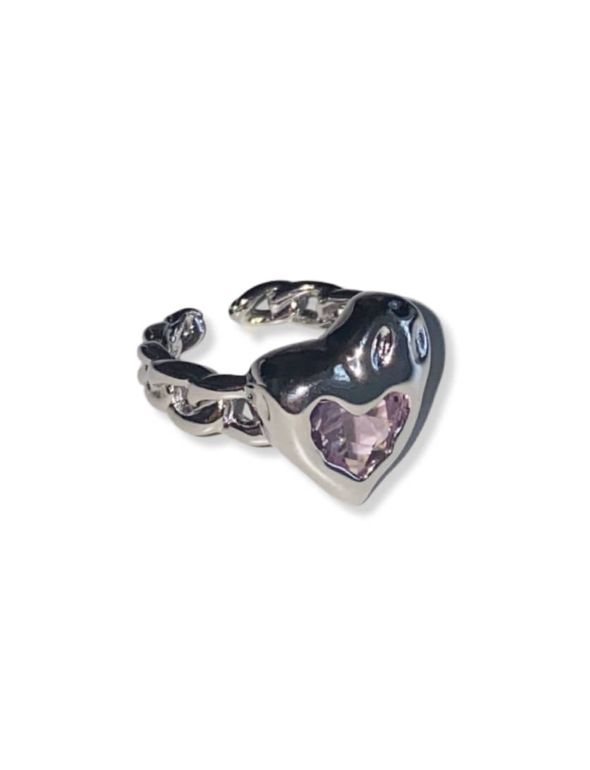Romantic heart ring(925SILVR)